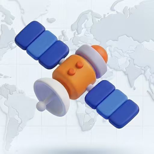 路亚卫星地图